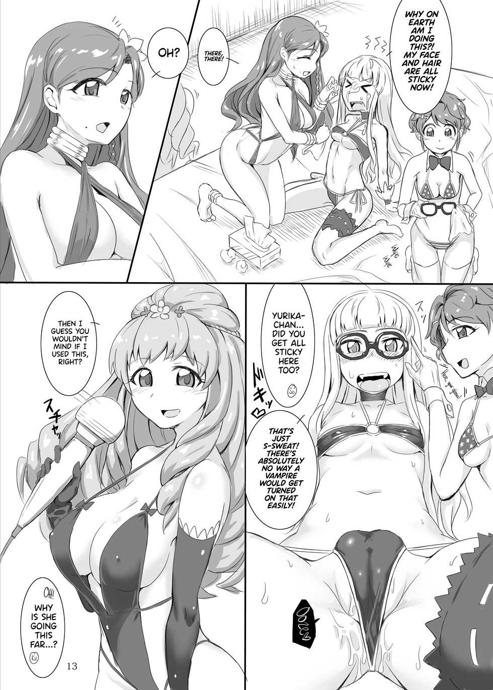 [Jishin Kajyou (GROUND)] Naburare Vampire | Toying With A Vampire (Aikatsu!) [English] [head empty] [Digital] - Page 12