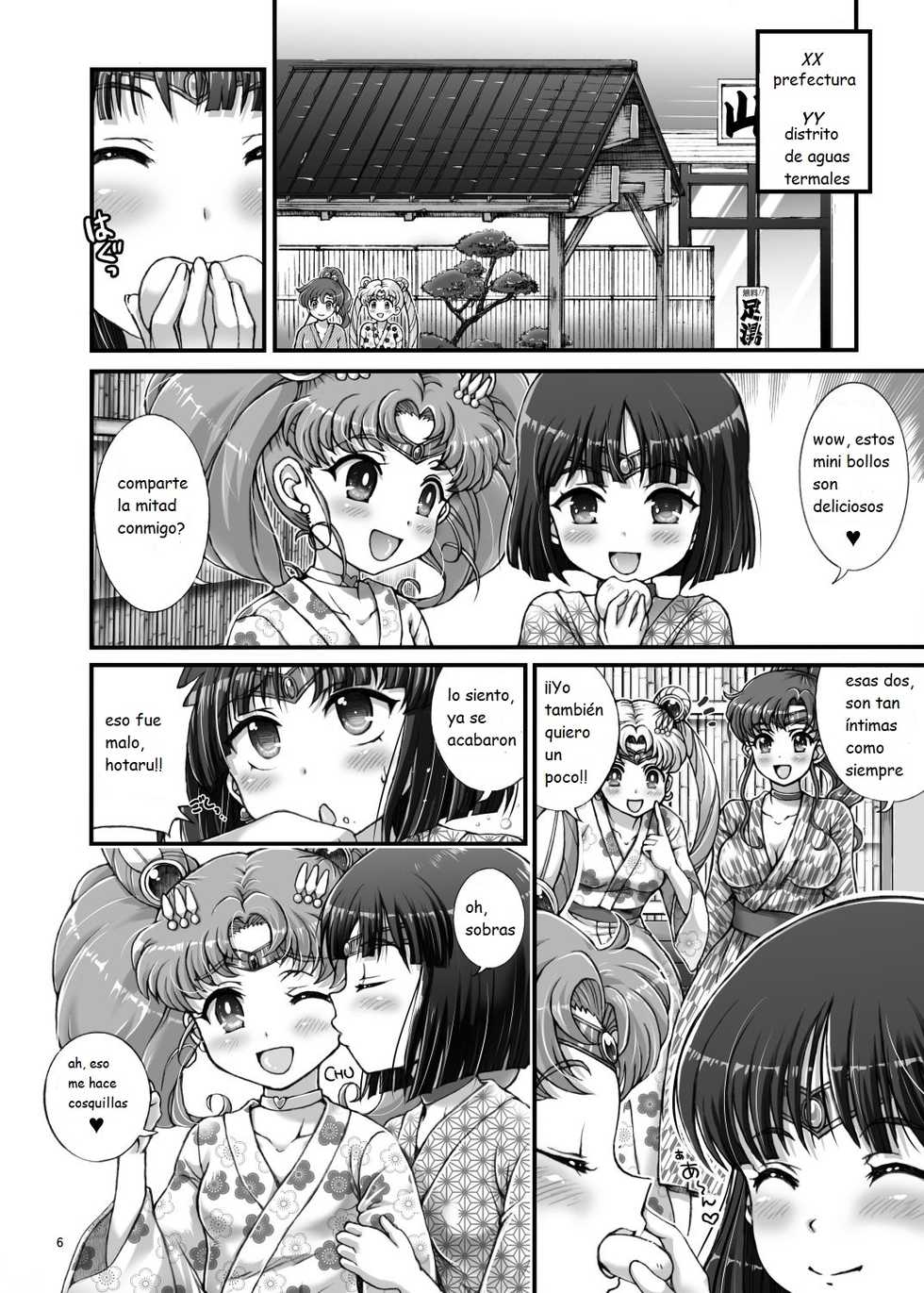 [Oboro & Tempo Gensui Dou (Tempo Gensui)] Sailor Delivery Health AS ~Shuujin Kanshi no Yu Hen~ (Bishoujo Senshi Sailor Moon) [Spanish] [Kanaru] [Digital] - Page 6