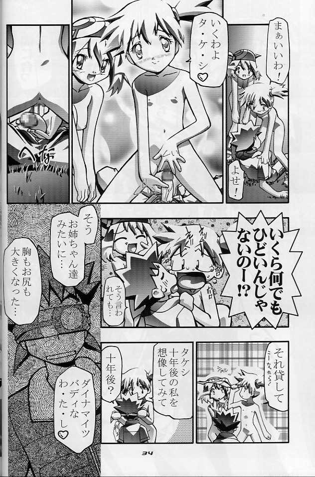 (C64) [Gambler Club (Kousaka Jun)] Takeshi no Mousou Diary (Pokémon) - Page 33