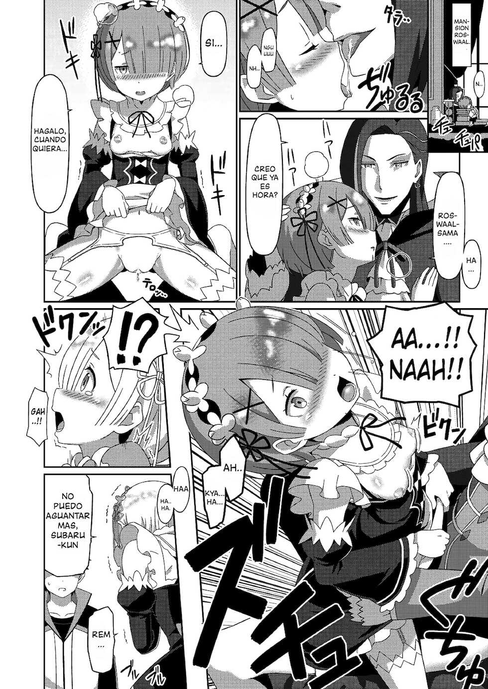 [Rolling Haiena (Takahan)] Re:Ero kara Hajimeru Seikoui Seikatsu (Re:Zero kara Hajimeru Isekai Seikatsu) [Spanish] [2DGod] [Digital] - Page 13