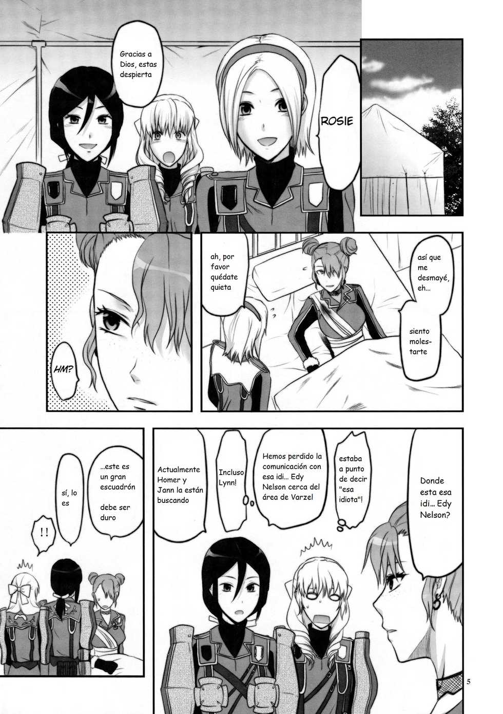 (C77) [Lv.X+ (Yuzuki N Dash)] Senjou no Tsundere Buntaichou | The Tsundere Squad Commander of the Battlefield (Valkyria Chronicles) [Spanish] [Kanaru] - Page 5