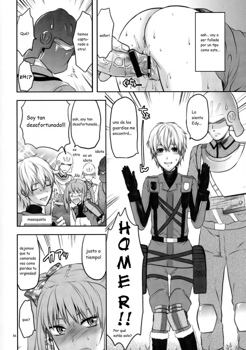(C77) [Lv.X+ (Yuzuki N Dash)] Senjou no Tsundere Buntaichou | The Tsundere Squad Commander of the Battlefield (Valkyria Chronicles) [Spanish] [Kanaru] - Page 16