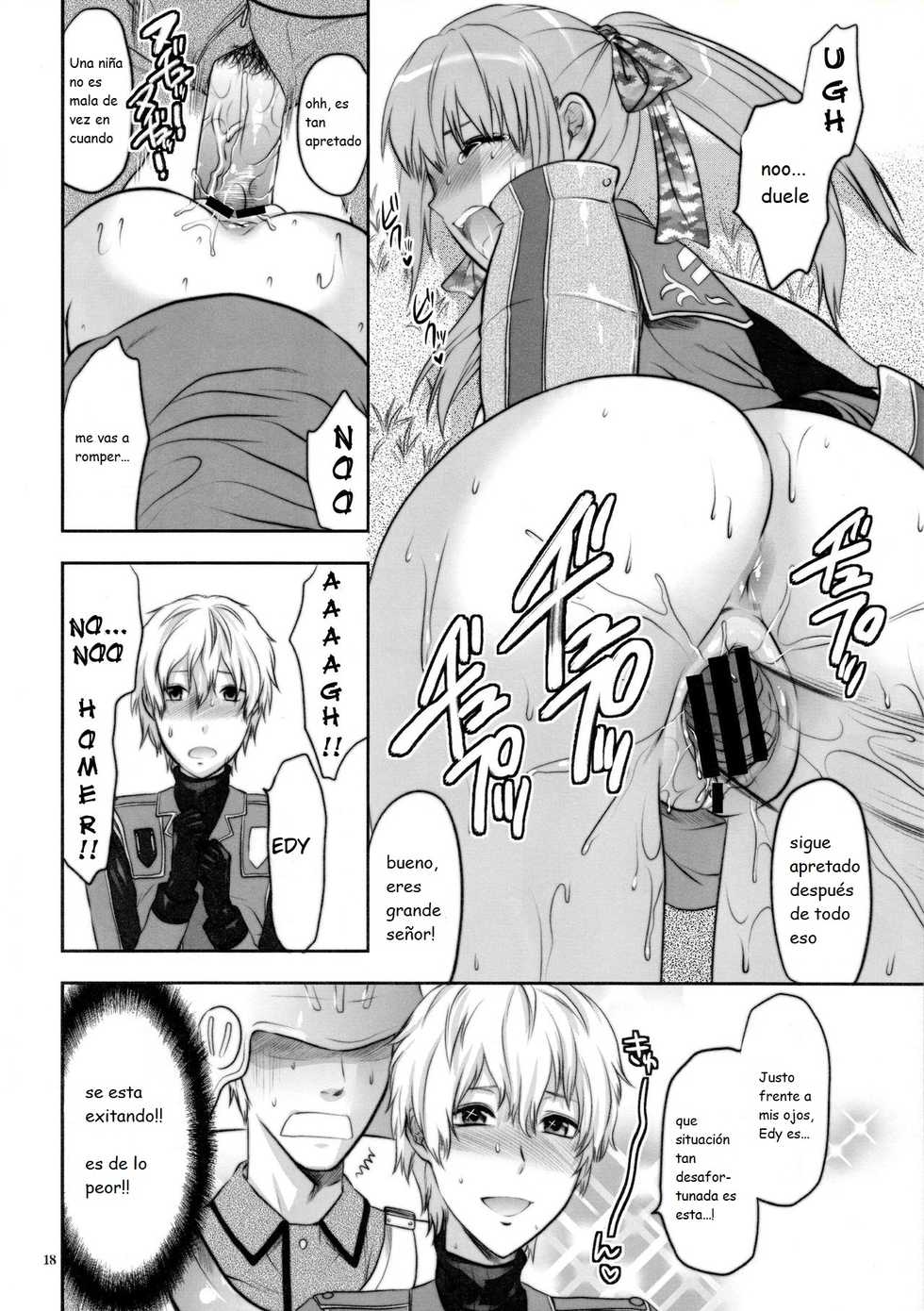 (C77) [Lv.X+ (Yuzuki N Dash)] Senjou no Tsundere Buntaichou | The Tsundere Squad Commander of the Battlefield (Valkyria Chronicles) [Spanish] [Kanaru] - Page 18