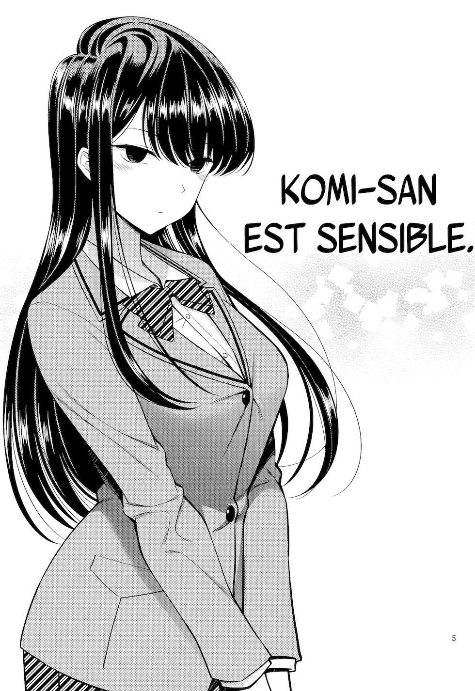 [Popochichi (Yahiro Pochi)] Komi-san wa, Binkan desu. | Komi-san est sensible. (Komi-san wa, Komyushou desu.) [French] - Page 4