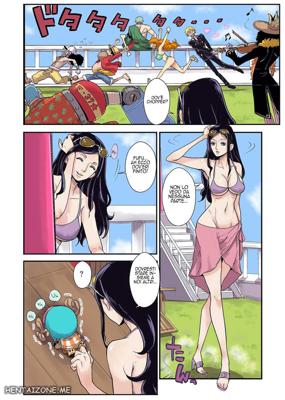 [Oukokusan (Kakutou Oukoku)] CHOP STICK (One Piece) [Italian] - Page 6