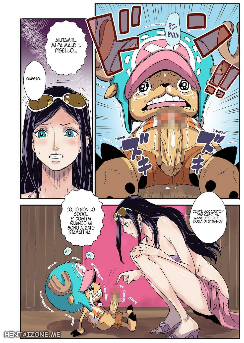 [Oukokusan (Kakutou Oukoku)] CHOP STICK (One Piece) [Italian] - Page 8