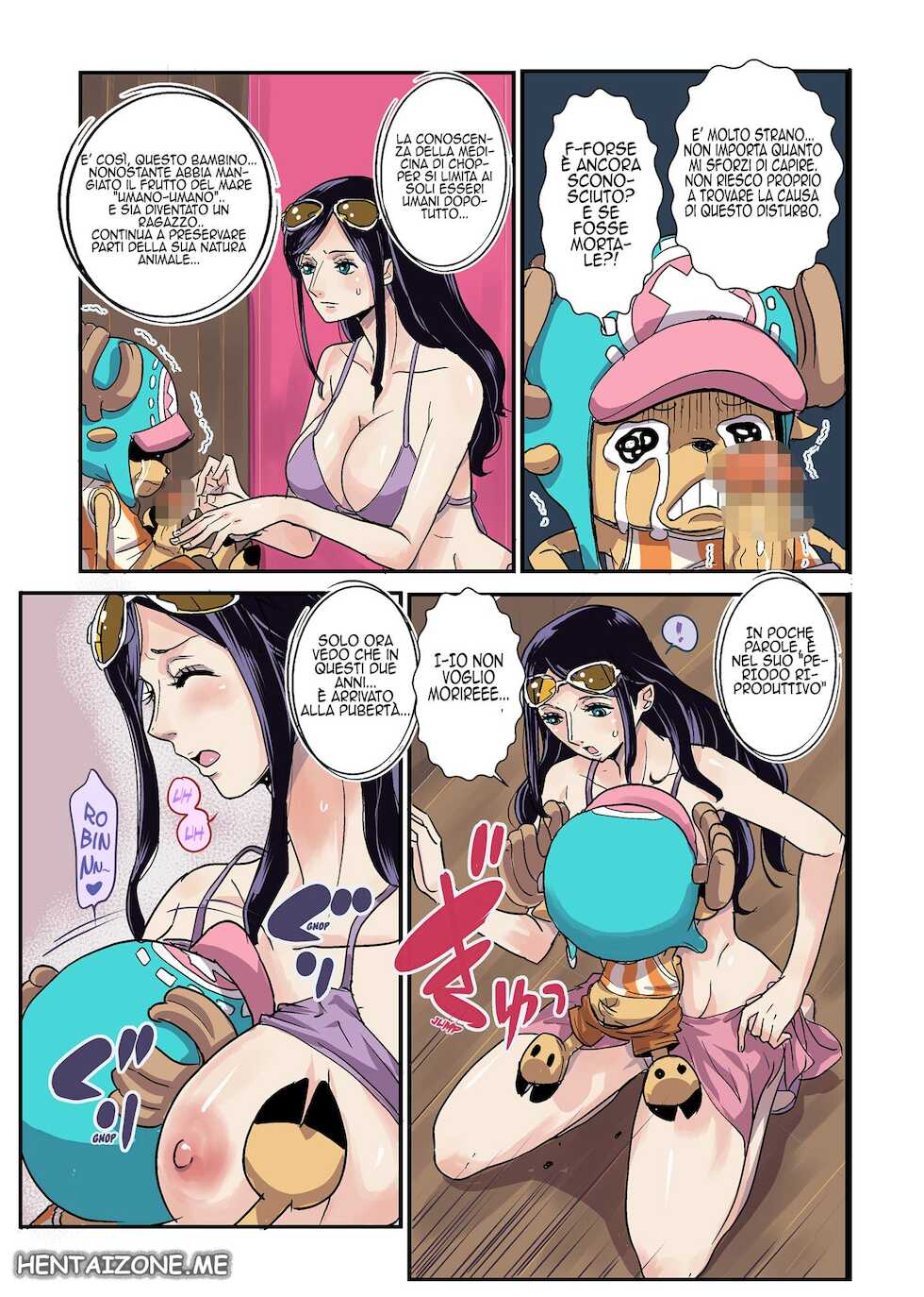 [Oukokusan (Kakutou Oukoku)] CHOP STICK (One Piece) [Italian] - Page 9