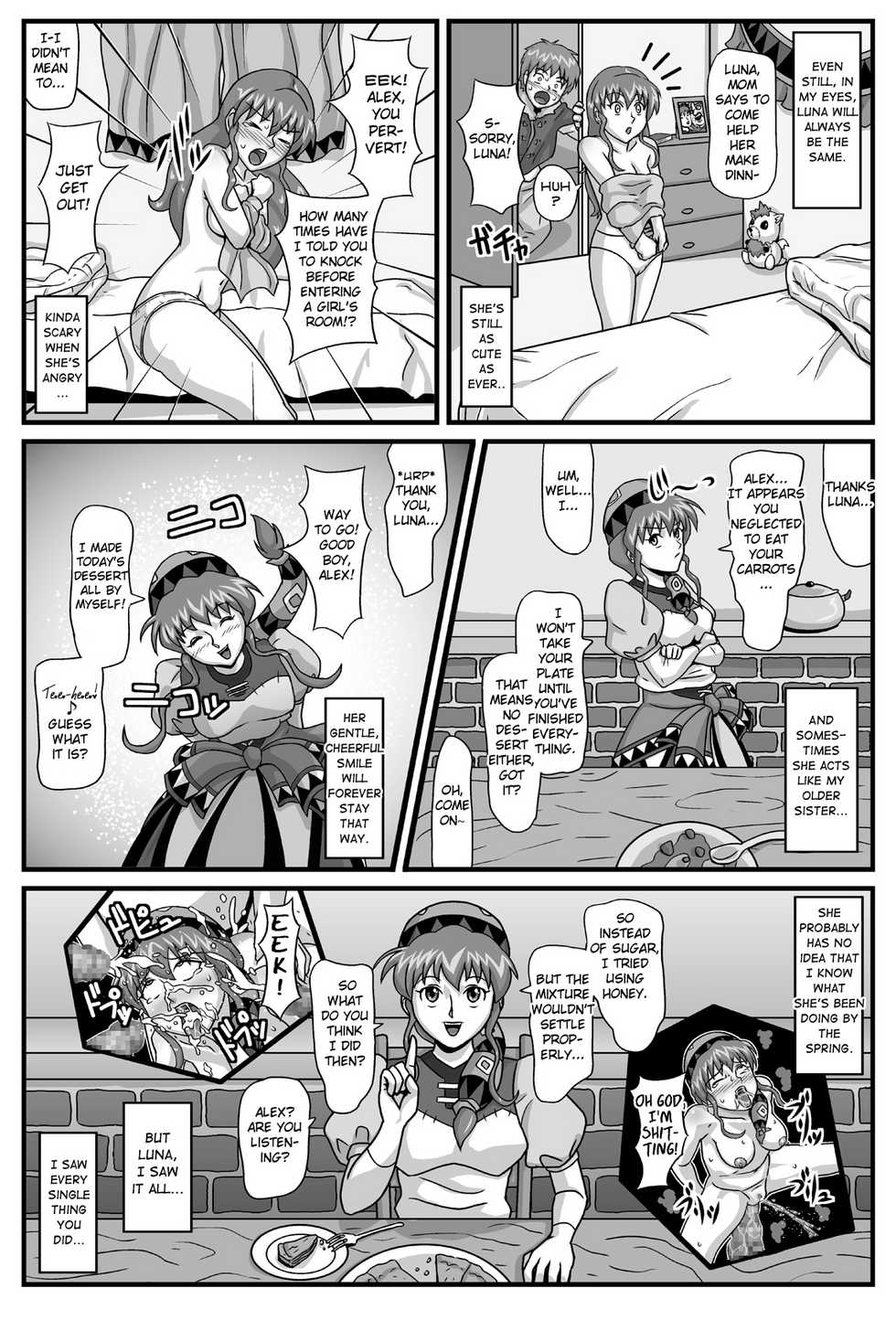 [Amatsukami] Burg no Benkihime | The Cumdumpster Princess of Burg (Lunar Silver Star Story) [English] [CulturedCommissions][Chocolate] - Page 33
