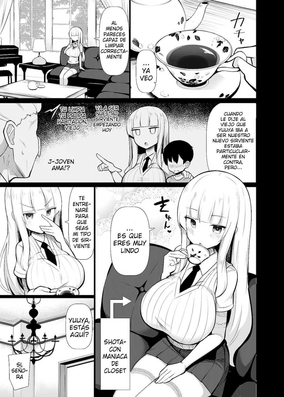 [Fry Dish (Jakko)] Ojou-sama ni Kawareta Boku [Spanish] [Waifus With Salsa no Fansub] [Digital] - Page 4