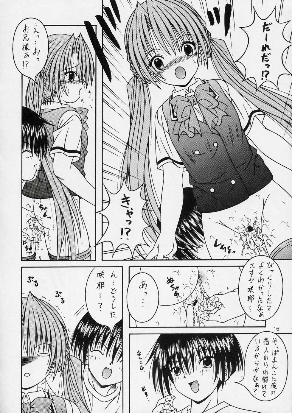 (C66) [A-I-U SHOW COMMUNICATION (Aiu Kaho)] SAKUYA SAITA (Sister Princess) - Page 15