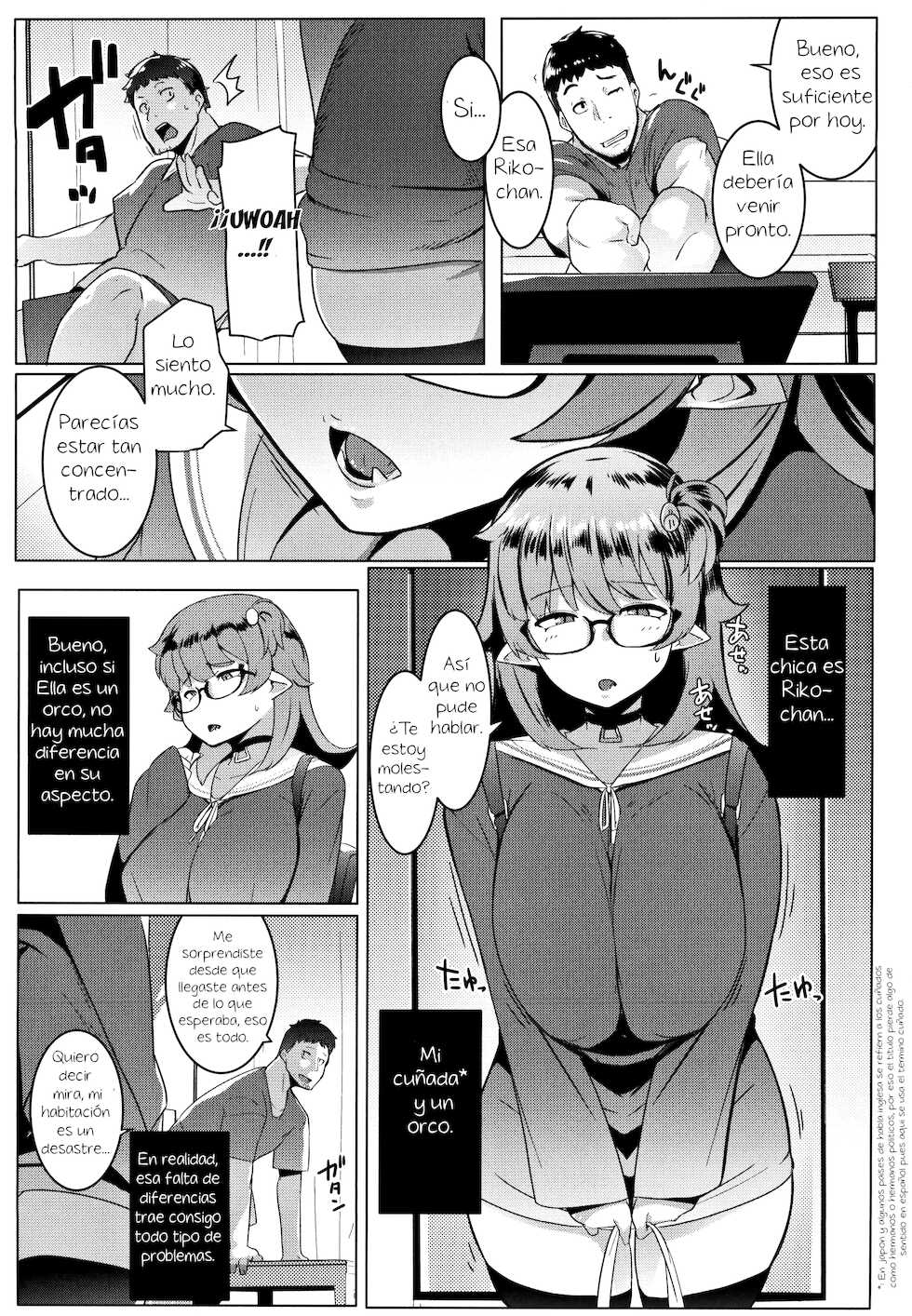 [Hitsuji Kikaku (Muneshiro)] Imouto wa Mesu Orc 1-3 | Mi hermanita es un orco 1-3 [Spanish] [Digital] - Page 6
