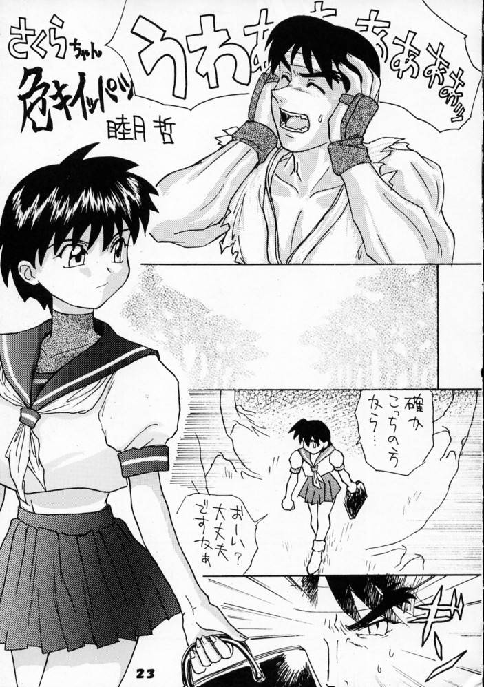 (C50) [Ginza Taimeiken (Various)] Kyousha Retsuden Sakura (Street Fighter) - Page 21