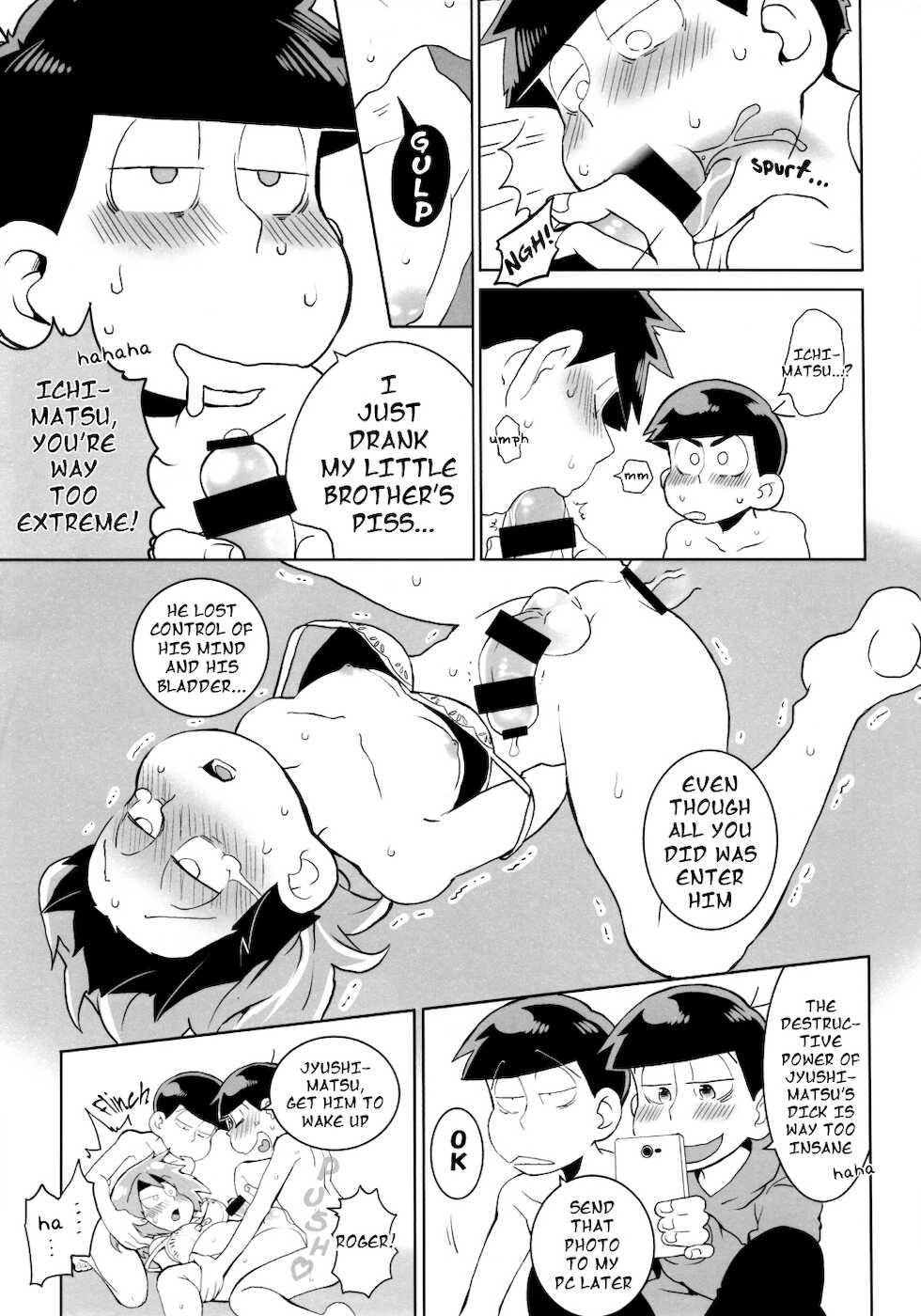 (Mutsugo no Tamashii Forever 4) [INUMERY (Koutei Mikado)] Mutsugo Rankou (Osomatsu-san) [English] - Page 22
