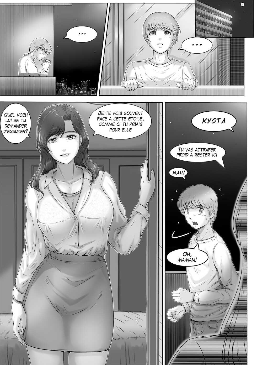 [Lemon Cake (Lemon Keiki)] Okaa-san shika inai Hoshi | Un monde pour nous deux [French] - Page 2