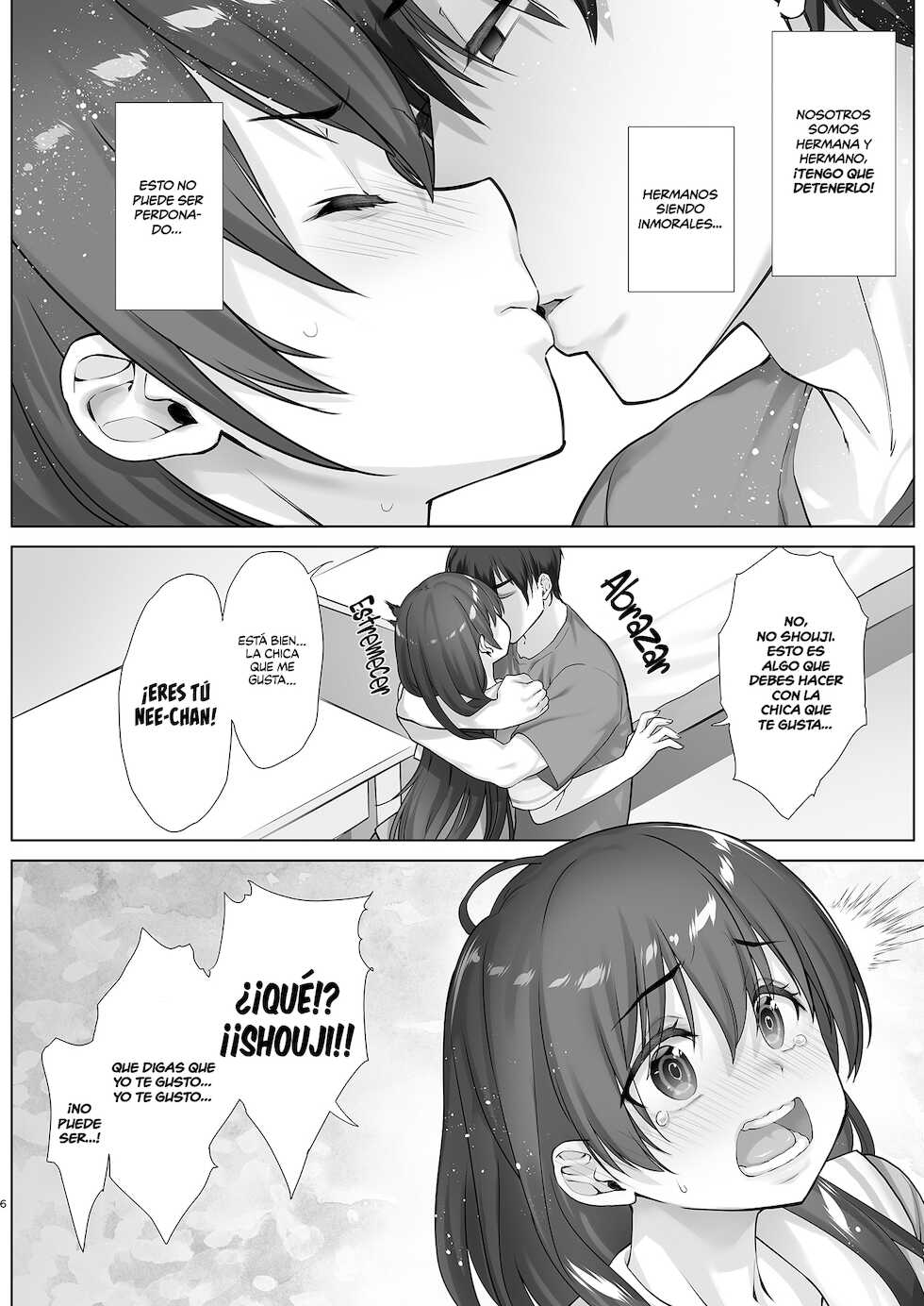 [Nama Cream Biyori (Nanase Meruchi)] Teihanpatsu JK Onee-chan Manami wa S na Otouto ni Sakaraenai | La Colegiala Onee-san de Baja Resistencia, Manami, No Puede Oponerse a su Hermano Menor S [Spanish] [HentaIsLife Scans] [Digital] - Page 6