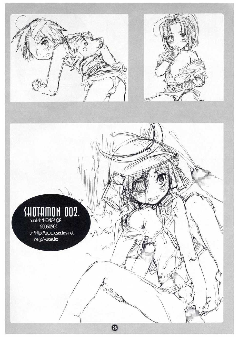 (Shotaket 10) [HONEY QP (Inochi Wazuka)] Shotamon Vol. 2 (Samurai Warriors) - Page 26