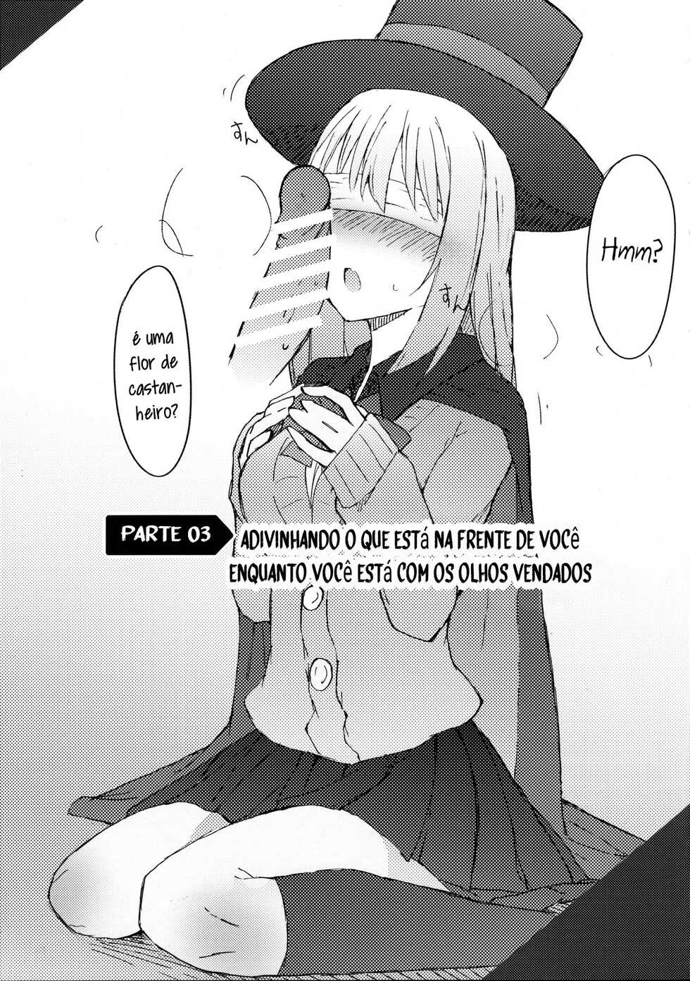(C90) [Nijiiro Suisho (Nanashiki)] Tekoki Senpai no Hon | Handjob Senpai Book (Tejina Senpai) [portuguese-Br] [Sammael Macron] - Page 20