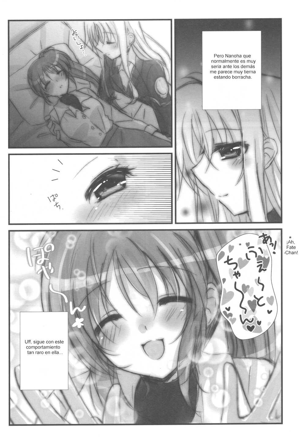 (Lyrical Magical 27) [Ameiro (Nanashiki)] Yoidore (Mahou Shoujo Lyrical Nanoha) [Spanish] [Nekomi Fans] - Page 5