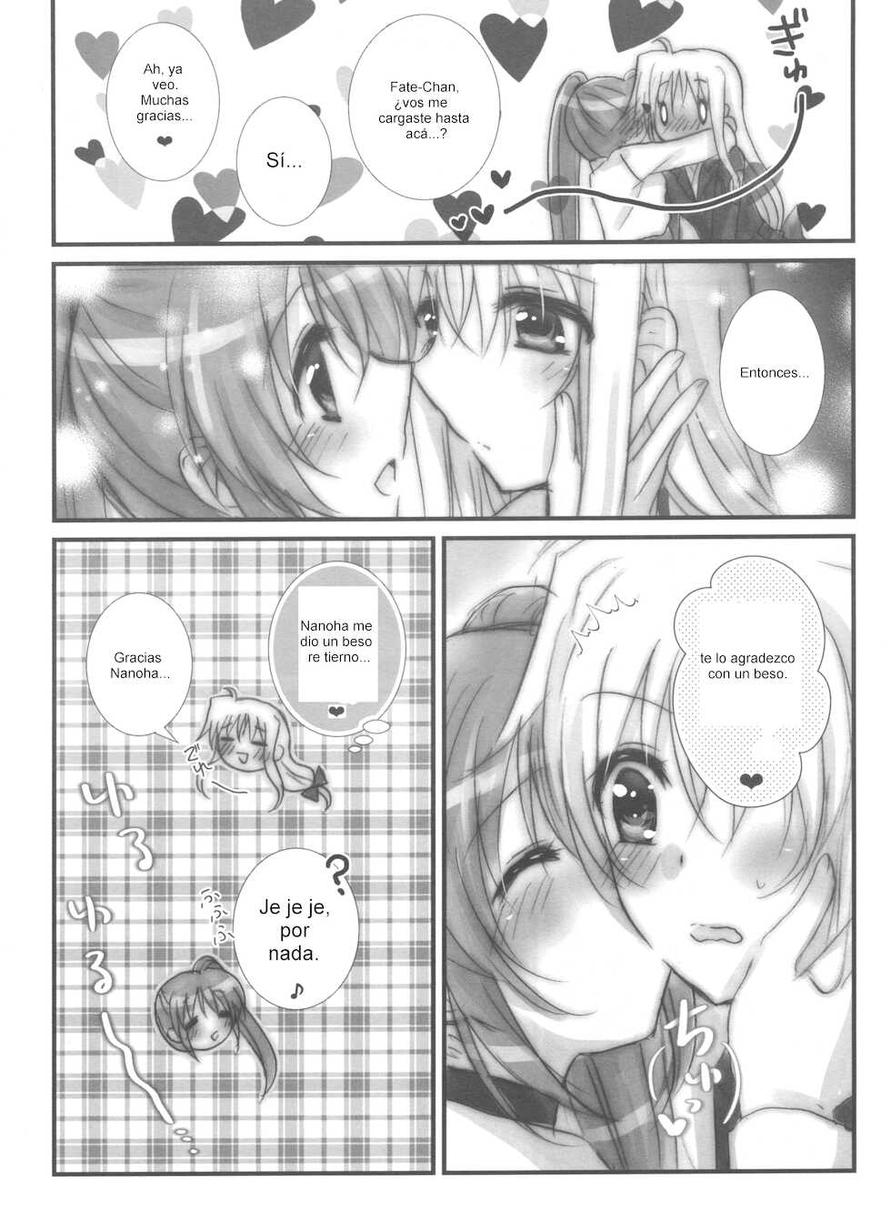 (Lyrical Magical 27) [Ameiro (Nanashiki)] Yoidore (Mahou Shoujo Lyrical Nanoha) [Spanish] [Nekomi Fans] - Page 6