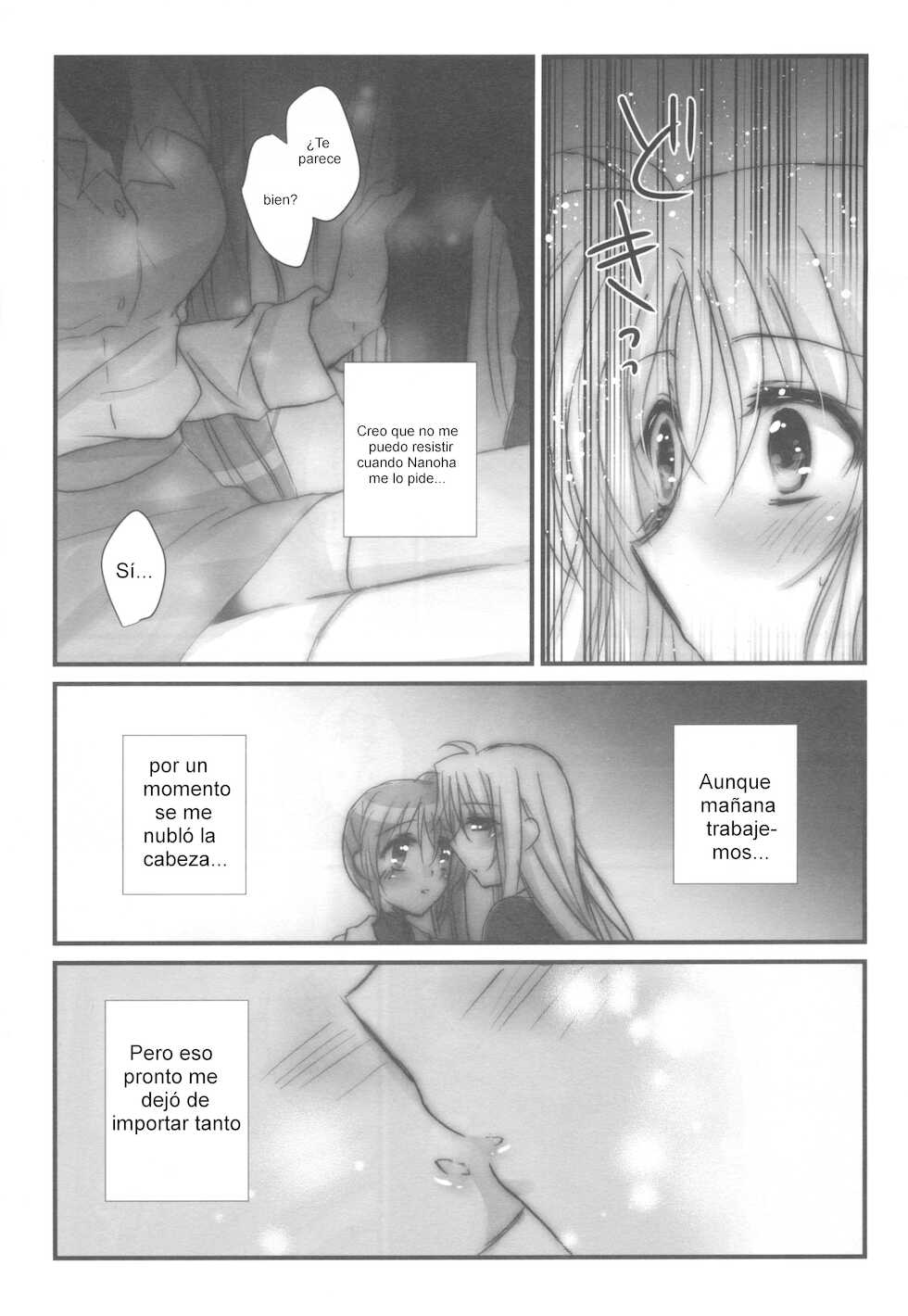 (Lyrical Magical 27) [Ameiro (Nanashiki)] Yoidore (Mahou Shoujo Lyrical Nanoha) [Spanish] [Nekomi Fans] - Page 8