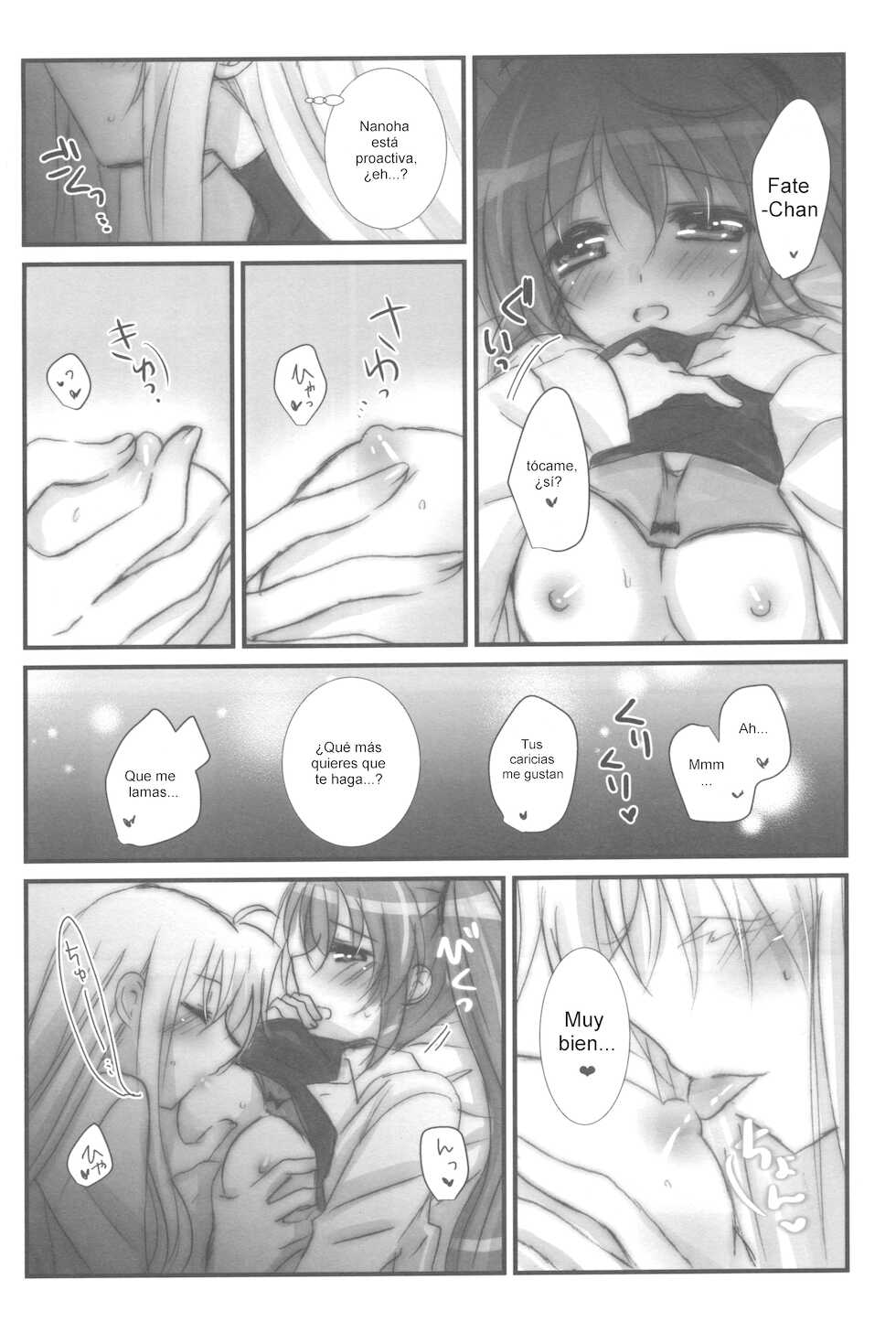 (Lyrical Magical 27) [Ameiro (Nanashiki)] Yoidore (Mahou Shoujo Lyrical Nanoha) [Spanish] [Nekomi Fans] - Page 9