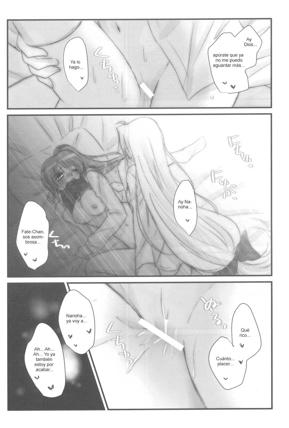 (Lyrical Magical 27) [Ameiro (Nanashiki)] Yoidore (Mahou Shoujo Lyrical Nanoha) [Spanish] [Nekomi Fans] - Page 11