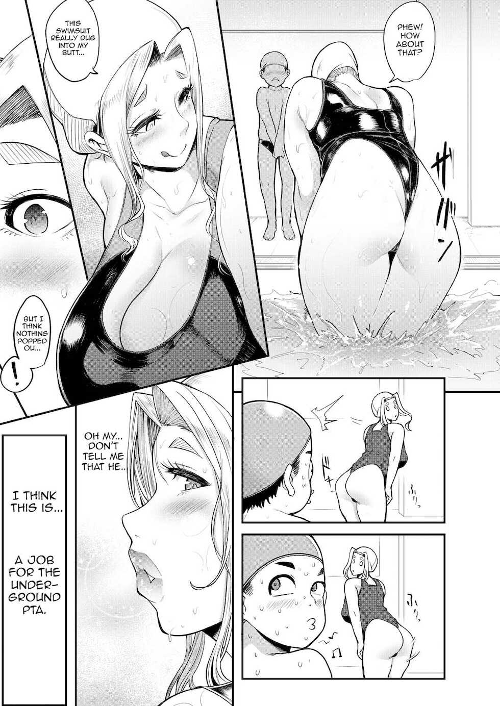 [Otochichi] Ura PTA ~Lucy Sensei no Koumon Chiramise Suiei Lesson~ (COMIC Mugen Tensei 2021-05) [English] [Harasho Project] [Digital] - Page 9