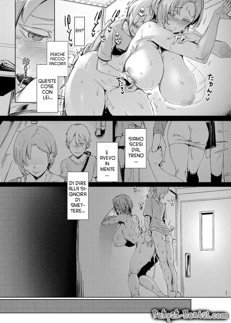 [Nanbou Hitogakushiki (Nakamura Regura)] Mami no Meguri | La Signora Del Treno [Italian] [Pukpak] [Digital] - Page 22