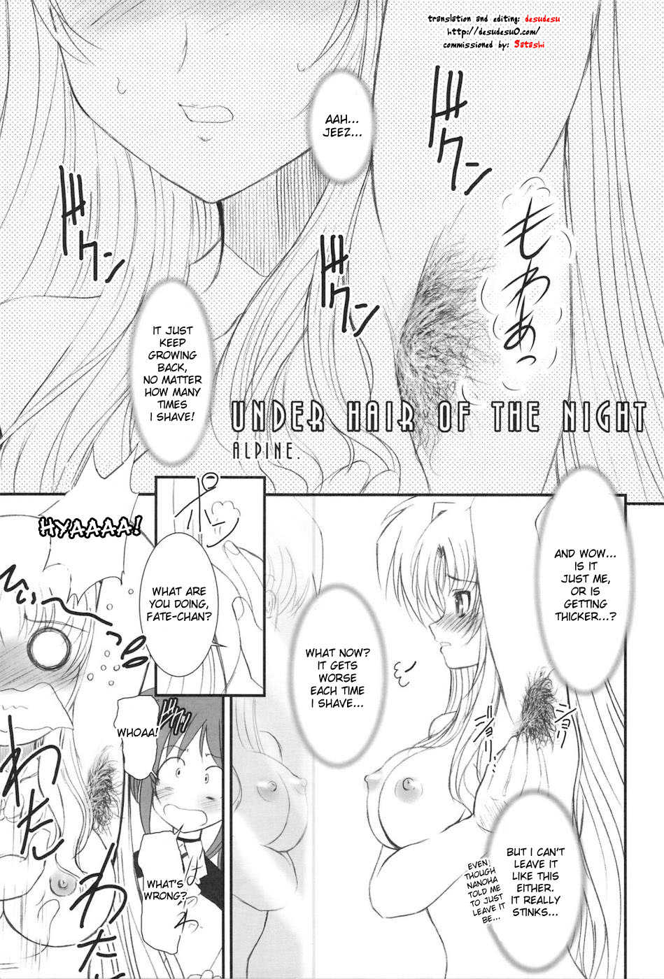 (C77) [DIEPPE FACTORY Darkside (Alpine)] UNDER HAIR (Mahou Shoujo Lyrical Nanoha StrikerS) [English] [desudesu] - Page 9