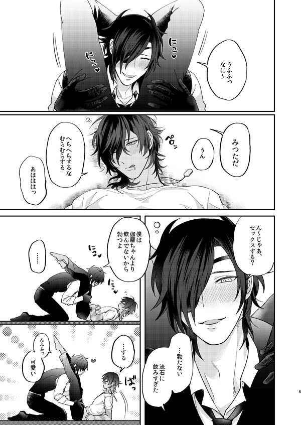 [Dai (Nashi)] Yopparai wa Sassato Neru (Touken Ranbu) [Digital] - Page 4