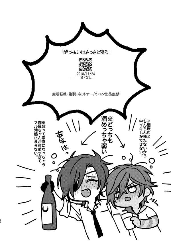 [Dai (Nashi)] Yopparai wa Sassato Neru (Touken Ranbu) [Digital] - Page 23