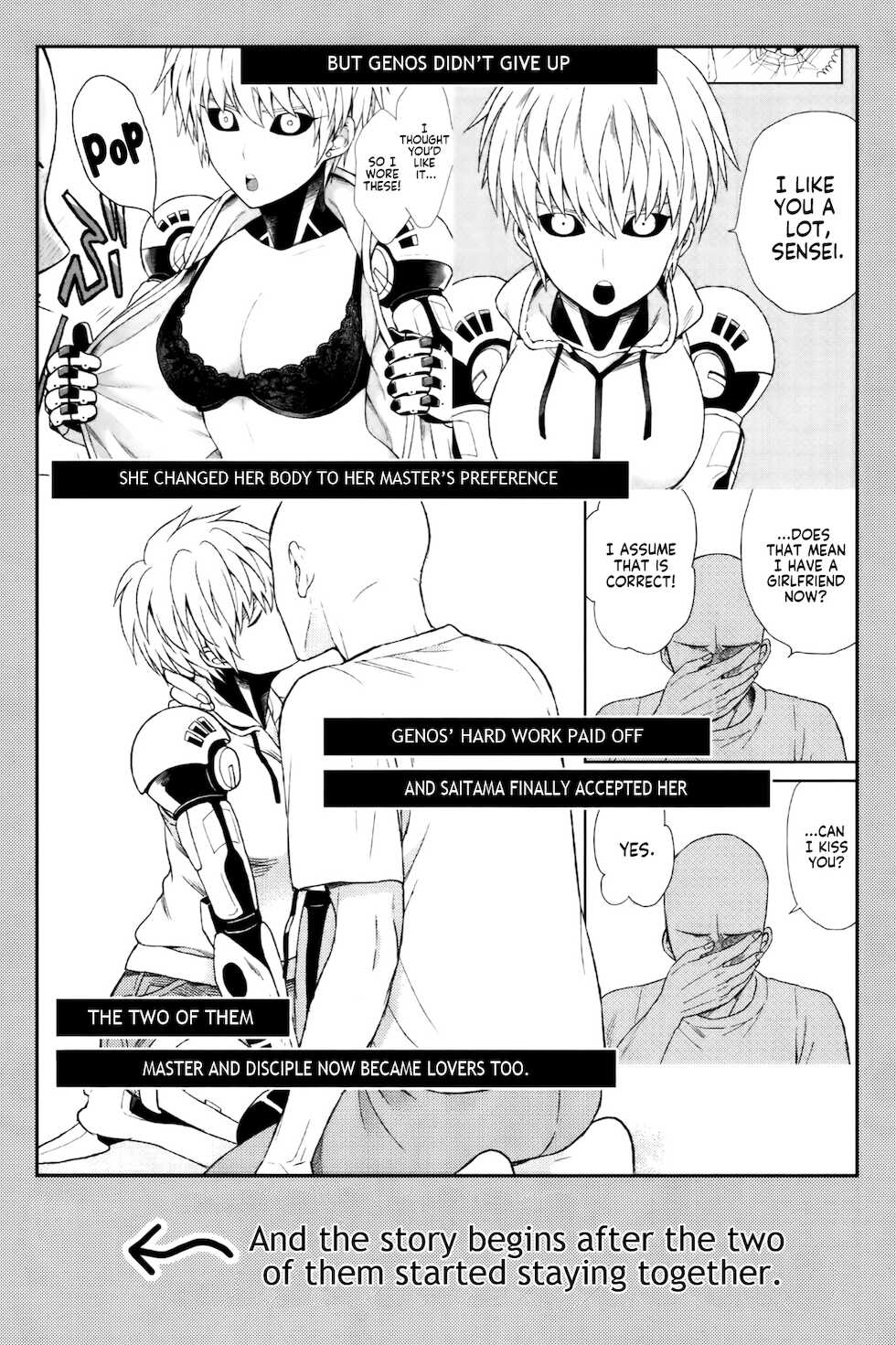 (ONE→HUNDRED 5) [TK-Brand (Nagi Mayuko)] Uchi no Deshi ♀ (19) Yome Sugite Ikiru no ga Tsurai (One Punch Man) [English] [Project Valvrein] - Page 5