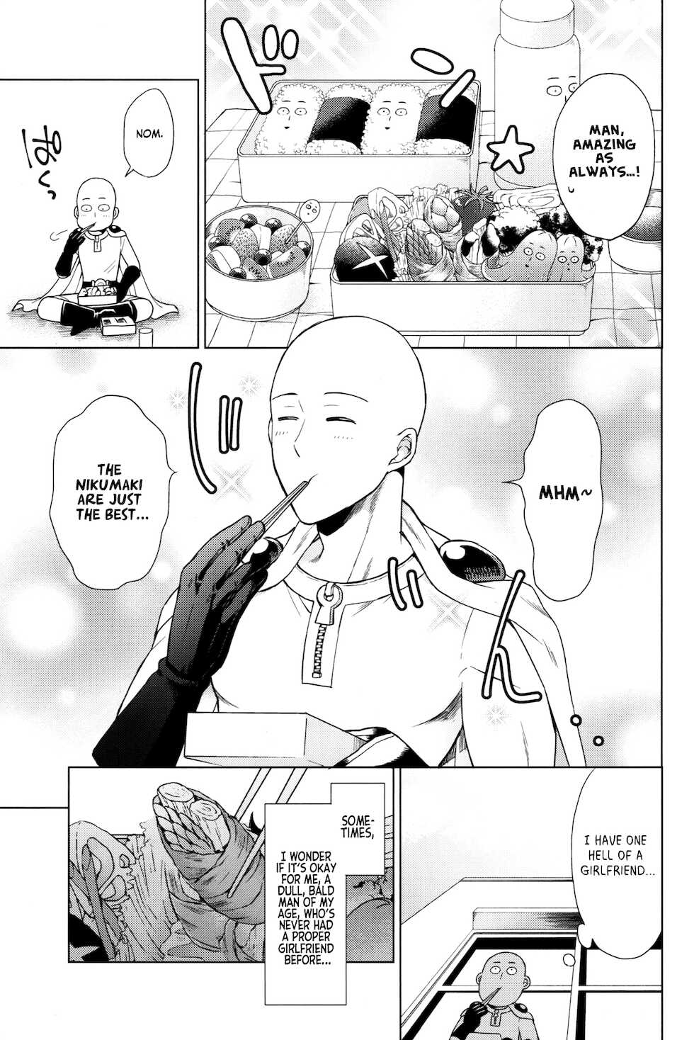 (ONE→HUNDRED 5) [TK-Brand (Nagi Mayuko)] Uchi no Deshi ♀ (19) Yome Sugite Ikiru no ga Tsurai (One Punch Man) [English] [Project Valvrein] - Page 9