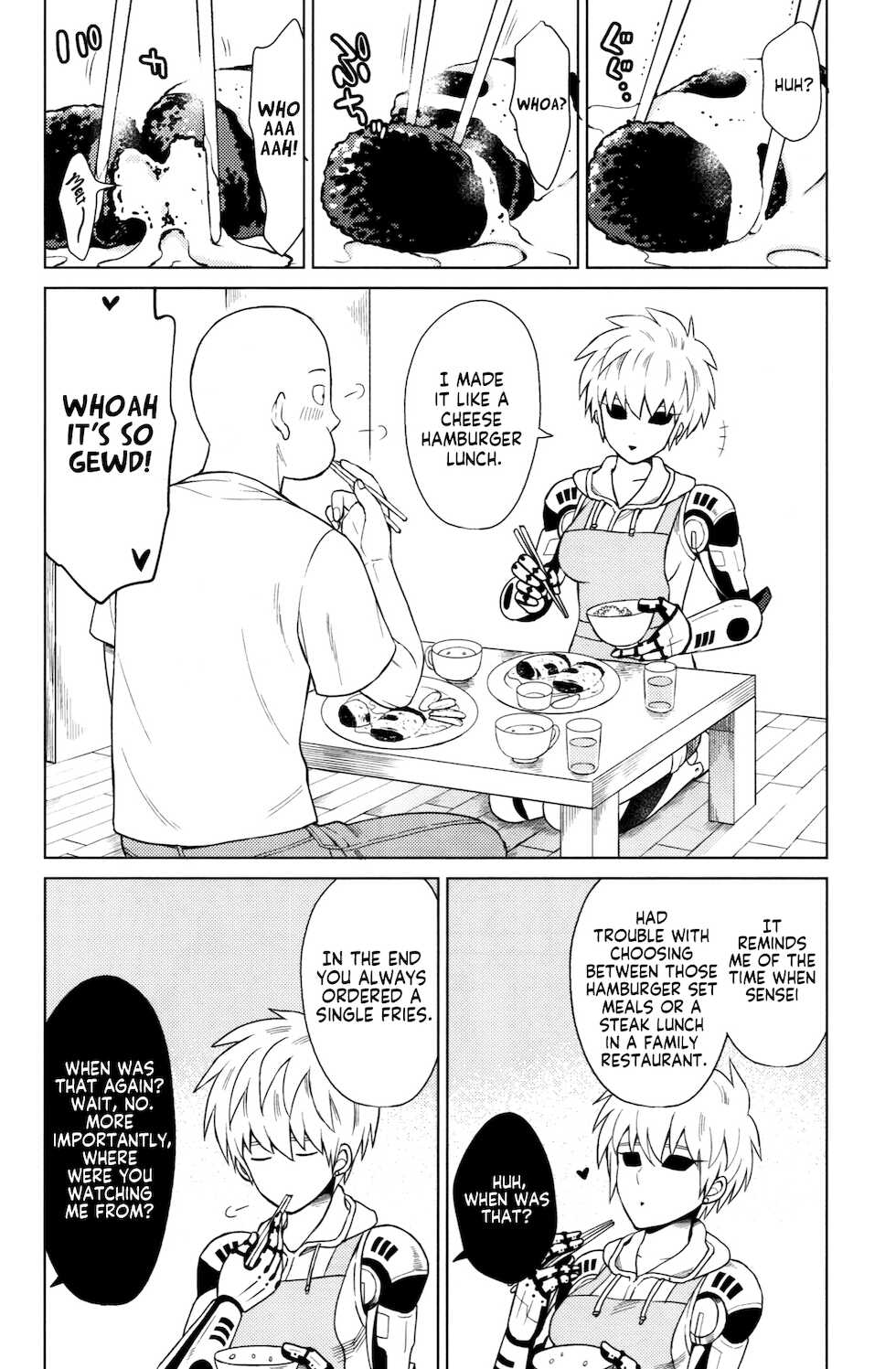 (ONE→HUNDRED 5) [TK-Brand (Nagi Mayuko)] Uchi no Deshi ♀ (19) Yome Sugite Ikiru no ga Tsurai (One Punch Man) [English] [Project Valvrein] - Page 20