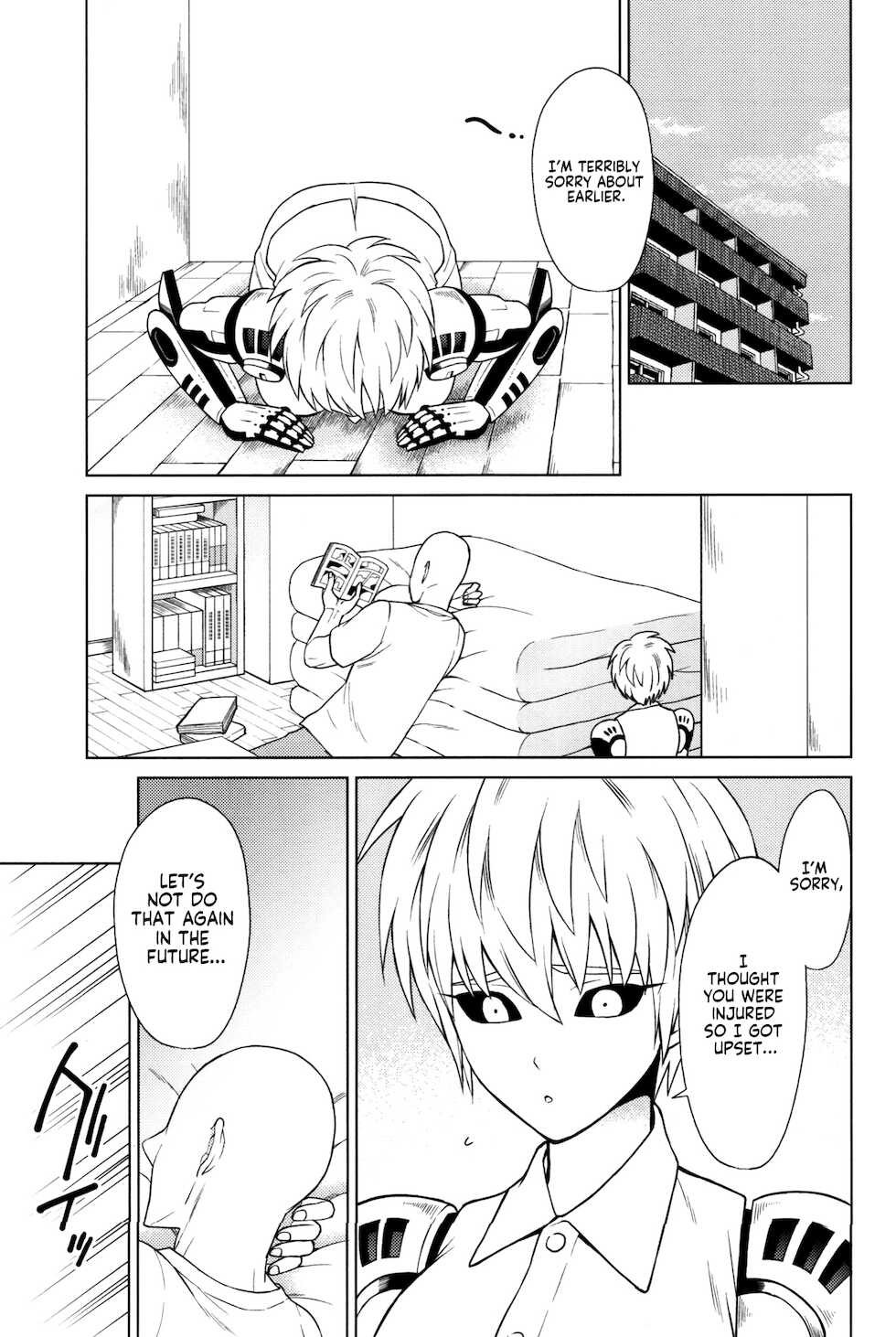 (ONE→HUNDRED 5) [TK-Brand (Nagi Mayuko)] Uchi no Deshi ♀ (19) Yome Sugite Ikiru no ga Tsurai (One Punch Man) [English] [Project Valvrein] - Page 29