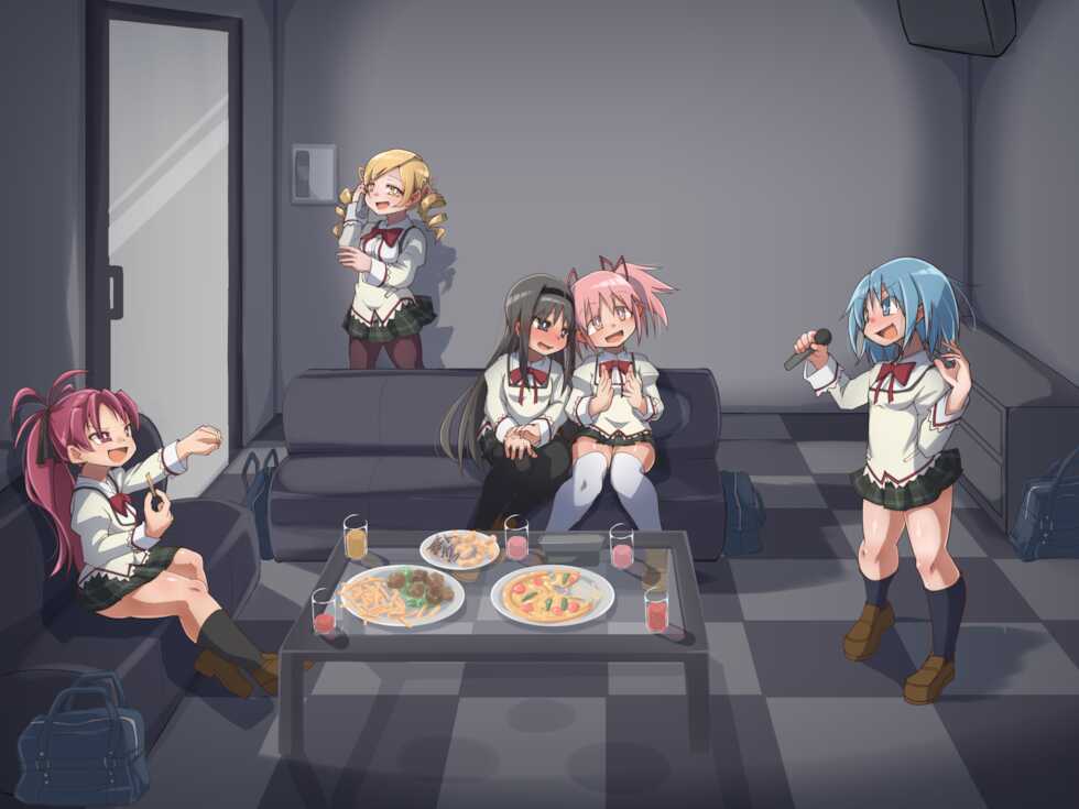 (Moyachii) There's one bad junior high girl in here who sells her friends to old men for the sake of the guy she has a crush on in the hospital (Madoka Magica) - Page 3
