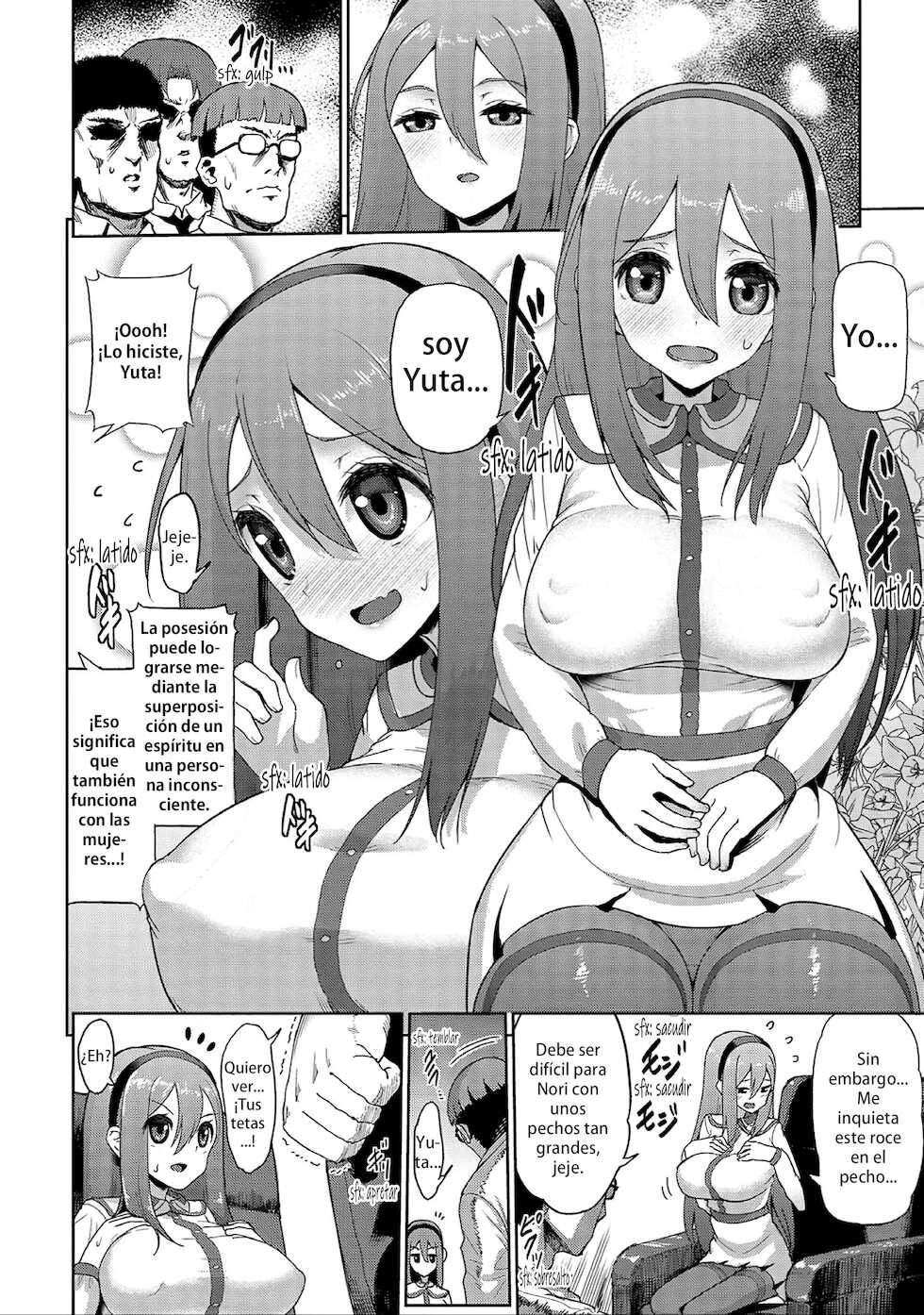 [Yuushi Tessen] Souda Hyoui Shiyou! | Así es, ¡vamos a poseerla! (Nyotaika Naburi!!) [Spanish] [Hentai TSF] [Decensored] [Digital] - Page 4