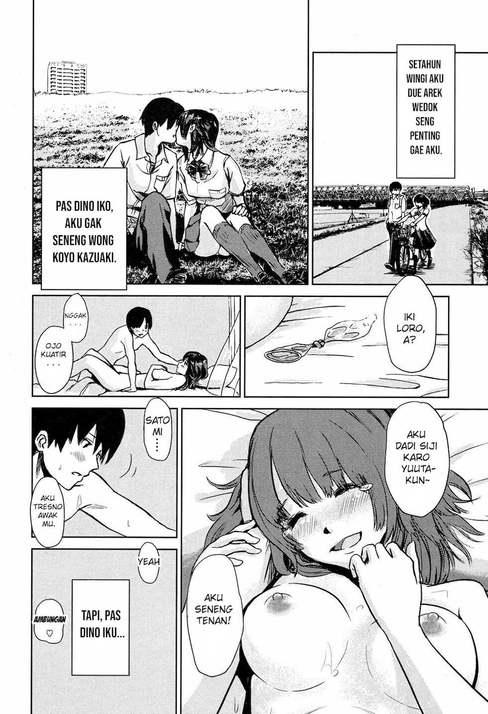 [Lithium] Moto Kano Sharing | Ex-Girlfriend Sharing (COMIC Koh 2017-05) [Javanese] [Asiankurabu] [Digital] - Page 6