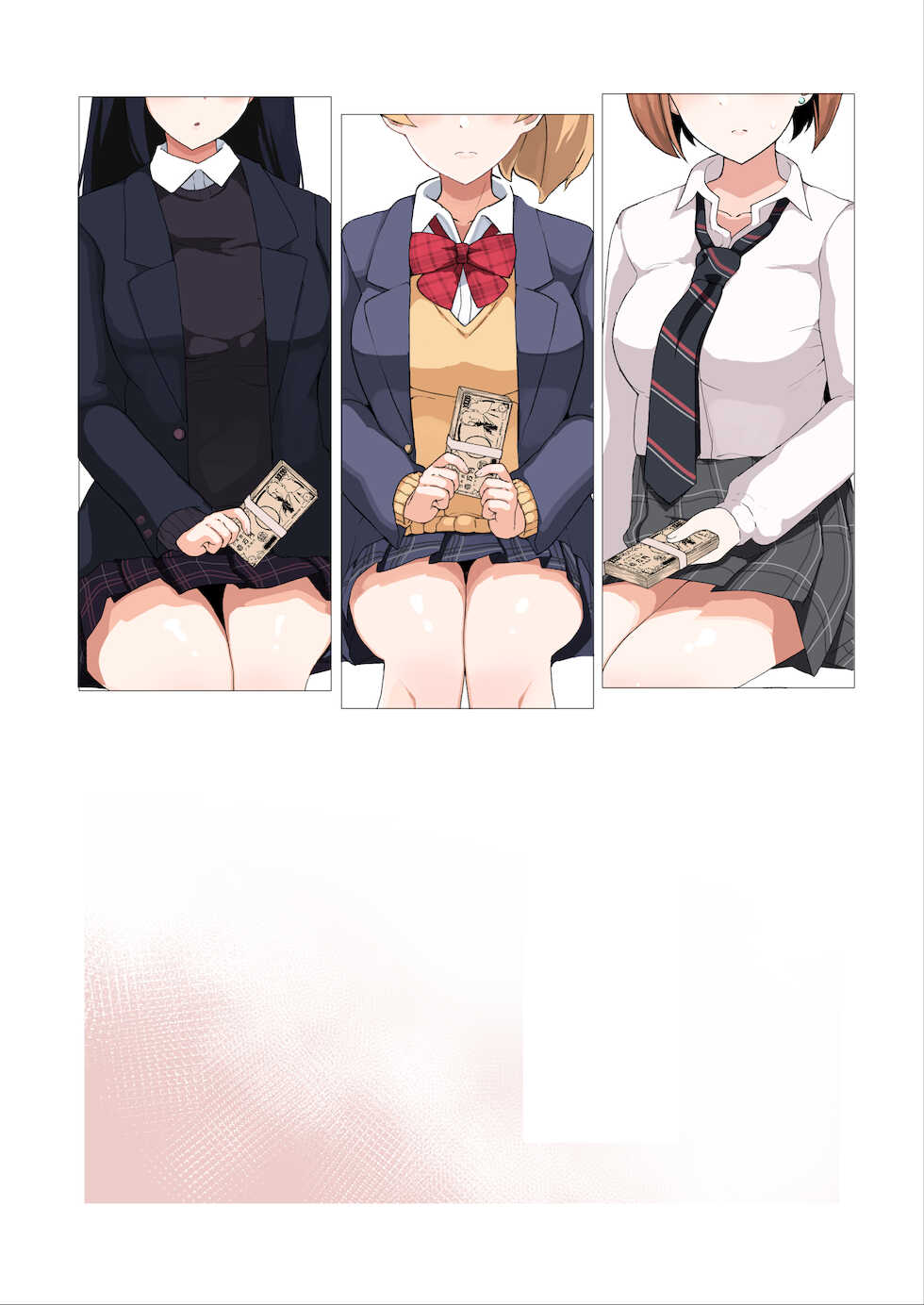 [Sasanoha Toro] Enkou 4P Harem Musekininn Nakadashi H ~Enjoukousai de Seihuku Shoujo 3 Nin ni Nama de Nakadashi Shimakuru~ [Digital] - Page 35