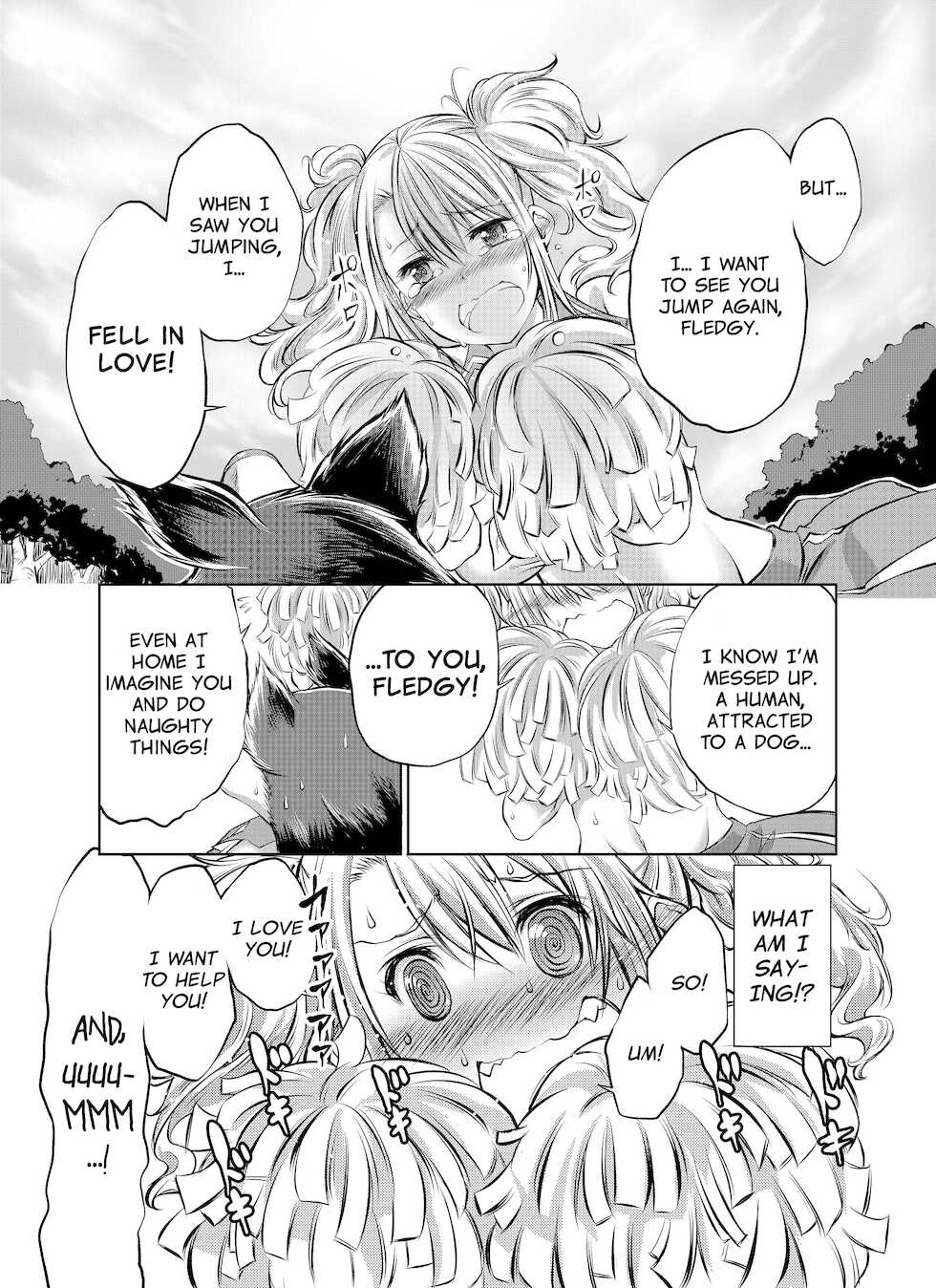 [Tenzen Miyabi] Ouen Shitakute... | Wanting to Help (Love Love Juukan Girls) [English] [EHCOVE] [Digital] - Page 12