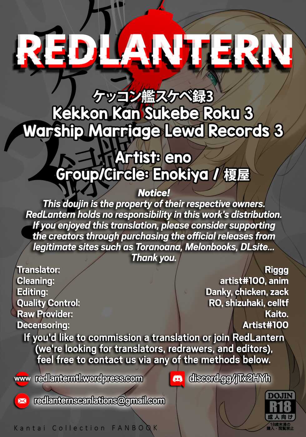 [Enokiya (eno)] Kekkon Kan Sukebe Roku 3 | Warship Marriage Lewd Records 3 (Kantai Collection -KanColle-) [English] [RedLantern] [Decensored] - Page 23
