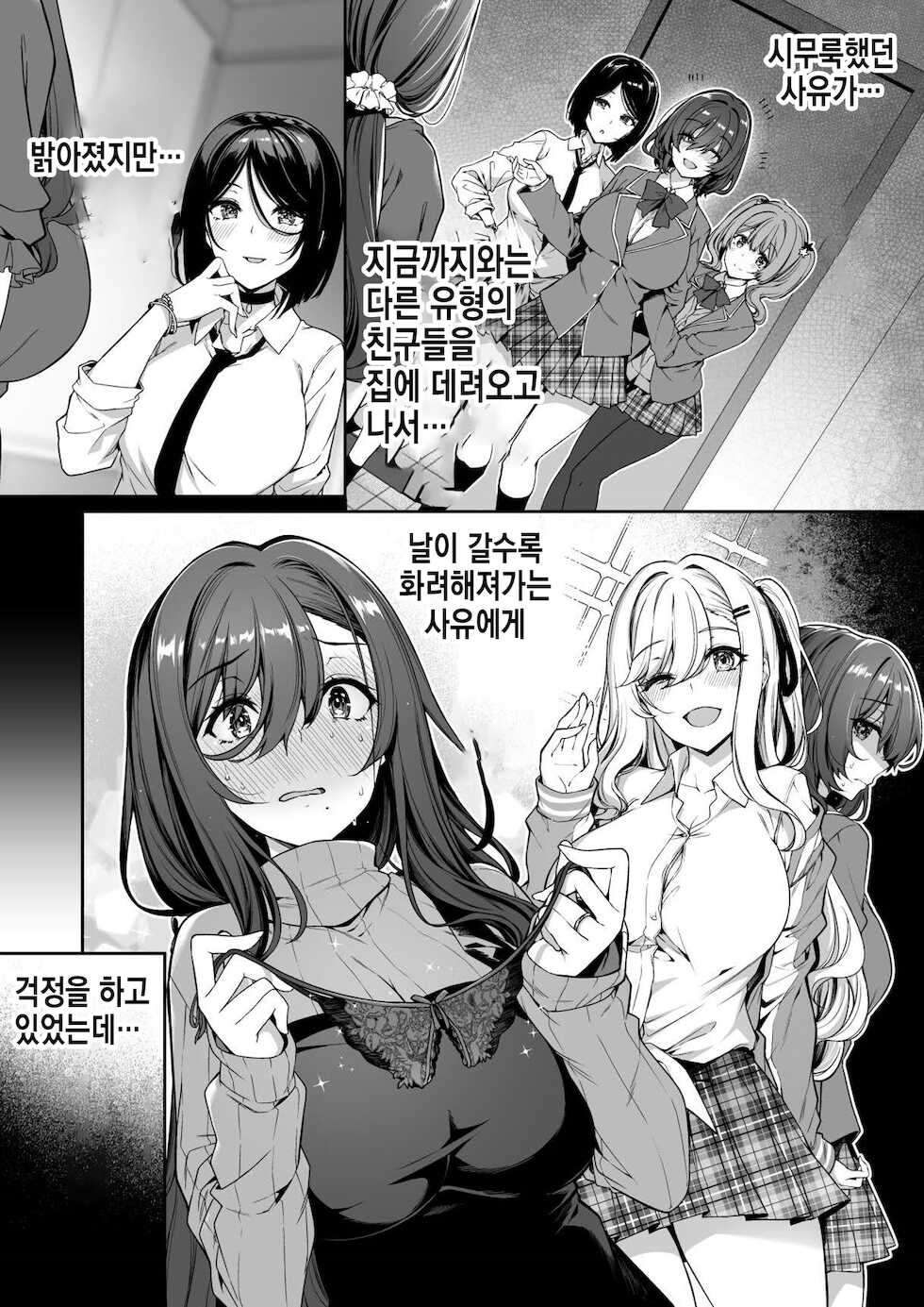 [Bottle Ship Bottler (Kazakura)] InCha Couple ga You Gal-tachi to SEX Training Suru Hanashi 3 | 아싸커플이 인싸갸루친구와 섹스레슨하는이야기 3 [Korean] - Page 10