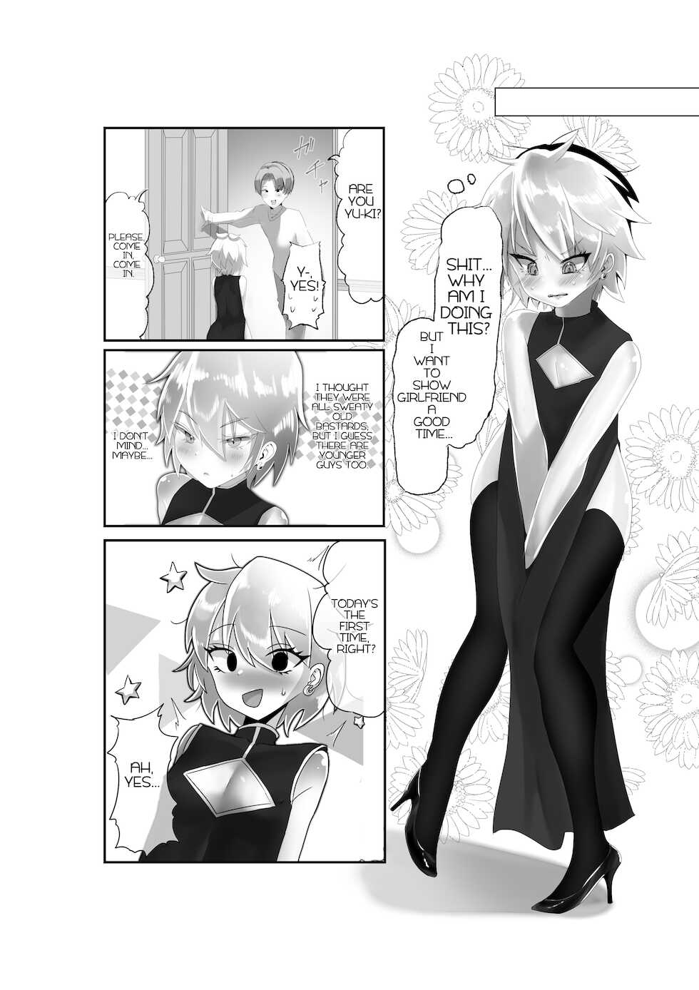 [DAINZIA (Usayama Nico)] Chotto Yankeeppoi Otokonoko ga Kinketsu de Otokonoko Health ni Shozokutte Kyakuken Senpai no Mesu Onii-san ni Mechakucha ni sareru Hanashi. [Japanese, English] - Page 16