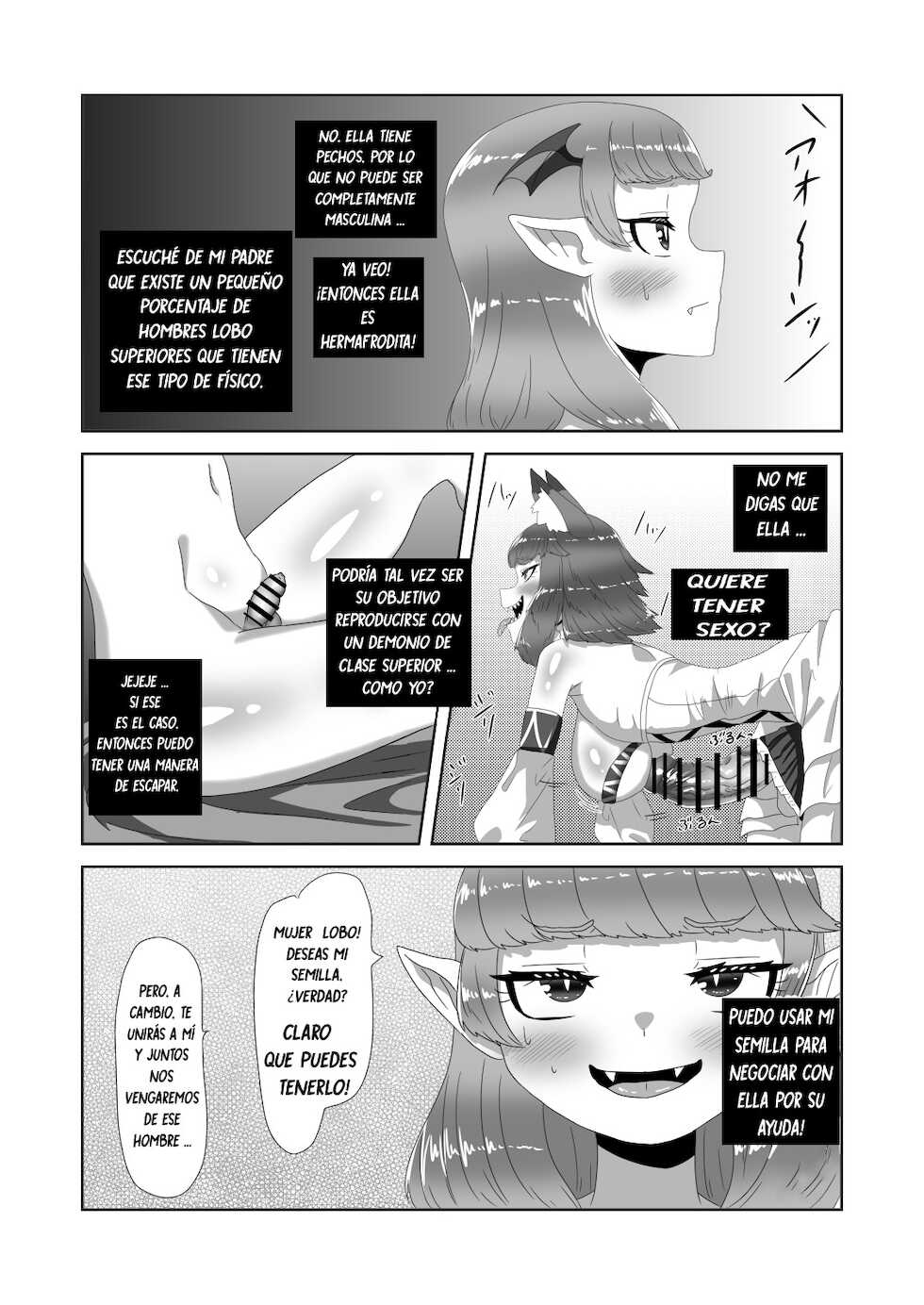 Shota Kyuuketsuki to Ikenie no Futanari Ookamihime Vampire Shota and Sacrificial Futanari She-Werewolf (apacchi) ESP - Page 19