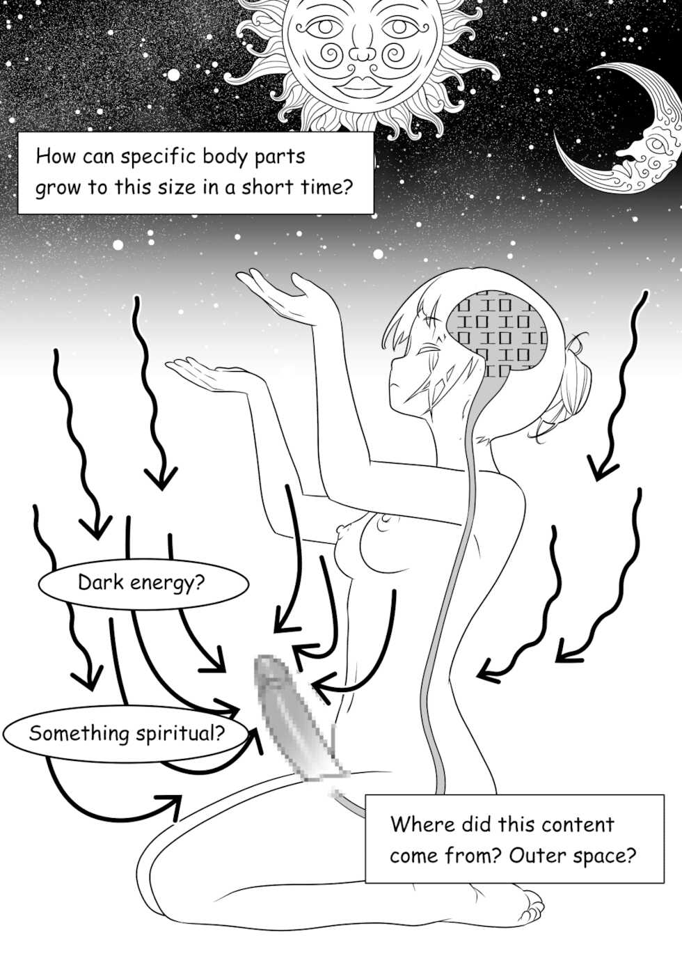 [Herikutsu Ryuutsuu Center] Chinpo Lady Fujoshi ni Chinpo ga Haemashita | CHINPO LADY An Otaku Girl Grows a Dick [English] [Digital] - Page 15