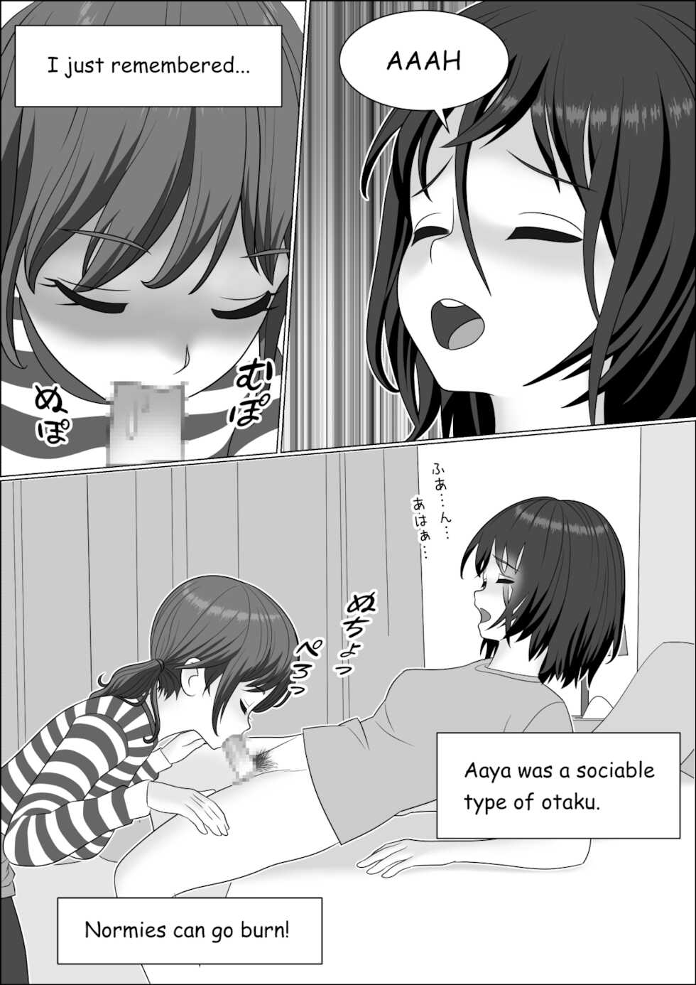 [Herikutsu Ryuutsuu Center] Chinpo Lady Fujoshi ni Chinpo ga Haemashita | CHINPO LADY An Otaku Girl Grows a Dick [English] [Digital] - Page 23