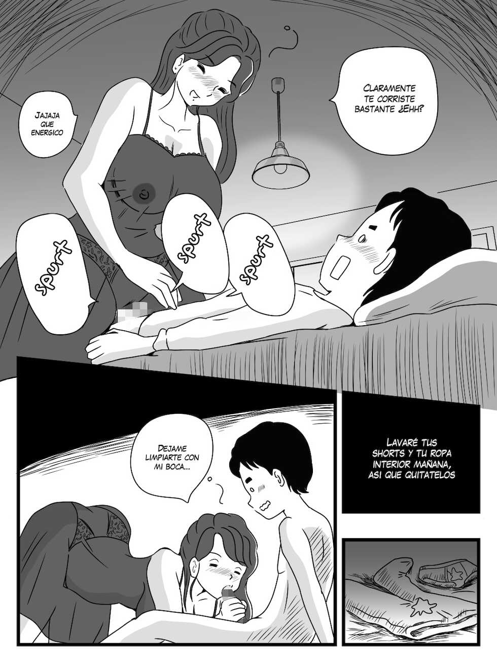 [Momoziri Hustle Dou] Beer o Nomu to Inran ni Naru Kaa-san to Yareta Hanashi [Spanish] (VarKatzas666) - Page 24