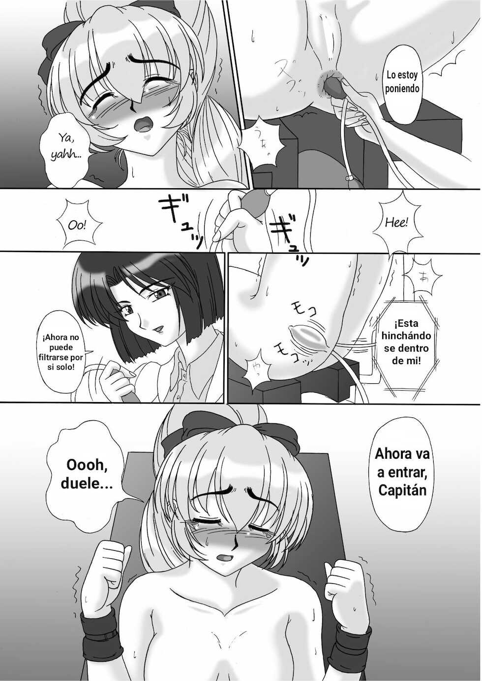 [Kurokishi no Kakurega (Kurokishi)] Tessa no Kanchou Nisshi ~Kanari Enema na Sentaichou no Ichinichi~ (Full Metal Panic!) [Spanish] [Digital] - Page 23