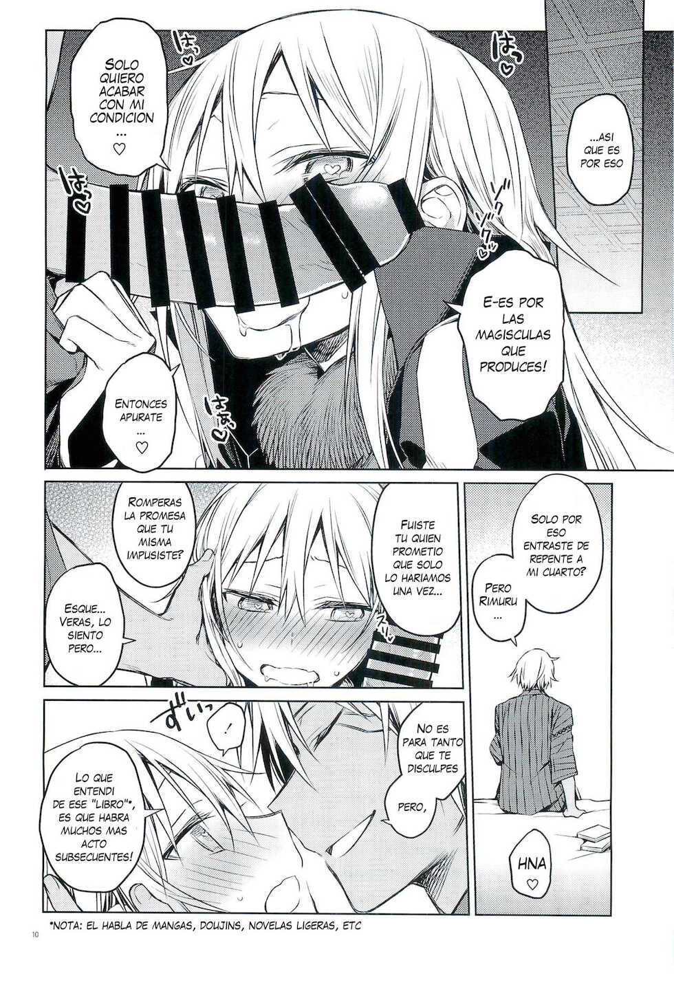(to infinity) [Kuusou Kyuuka (Mikoto Kei)] Tokunou! Boufuu Maso (Tensei Shitara Slime datta Ken) [Spanish] [otakurinos.group] - Page 9