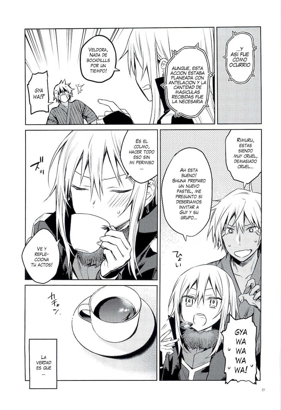 (to infinity) [Kuusou Kyuuka (Mikoto Kei)] Tokunou! Boufuu Maso (Tensei Shitara Slime datta Ken) [Spanish] [otakurinos.group] - Page 20